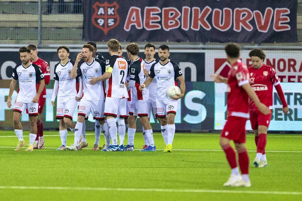 FC Aarau is flirting with promotion this season.