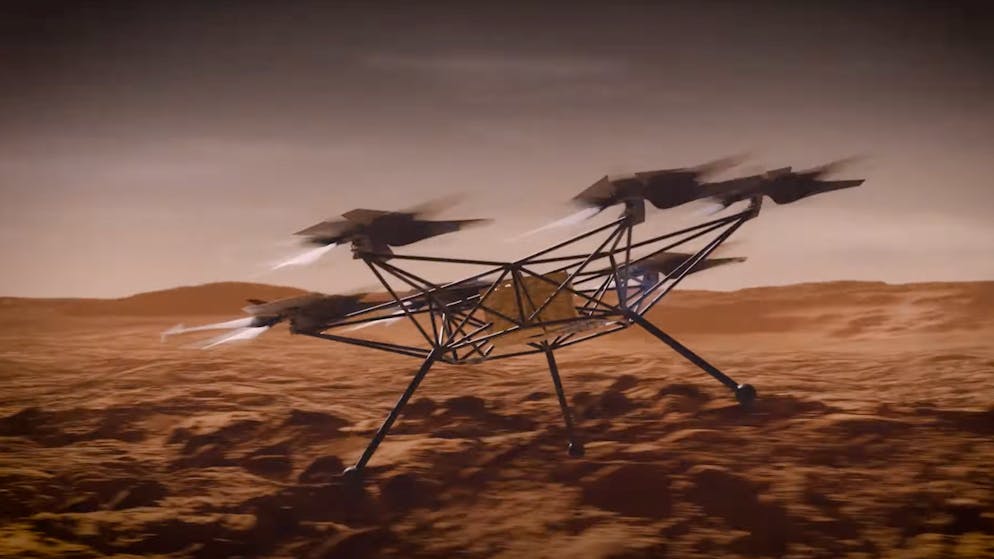 So gross wie ein SUV. NASA präsentiert neuen Mars-Multikopter