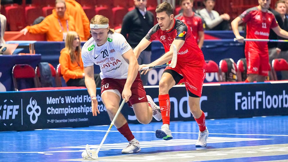 Gustavs Griezitis enteilt Paolo Riedi