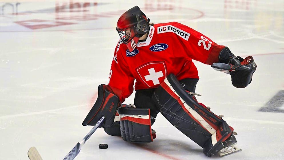 Saskia Maurer in action for the women's national team