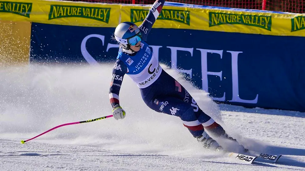 Lindsey Vonn already back at top 10 level - Gallery. Forerunner Lindsey Vonn celebrates in the finish area in Beaver Creek, next week in St. Moritz she will make her comeback at World Cup level