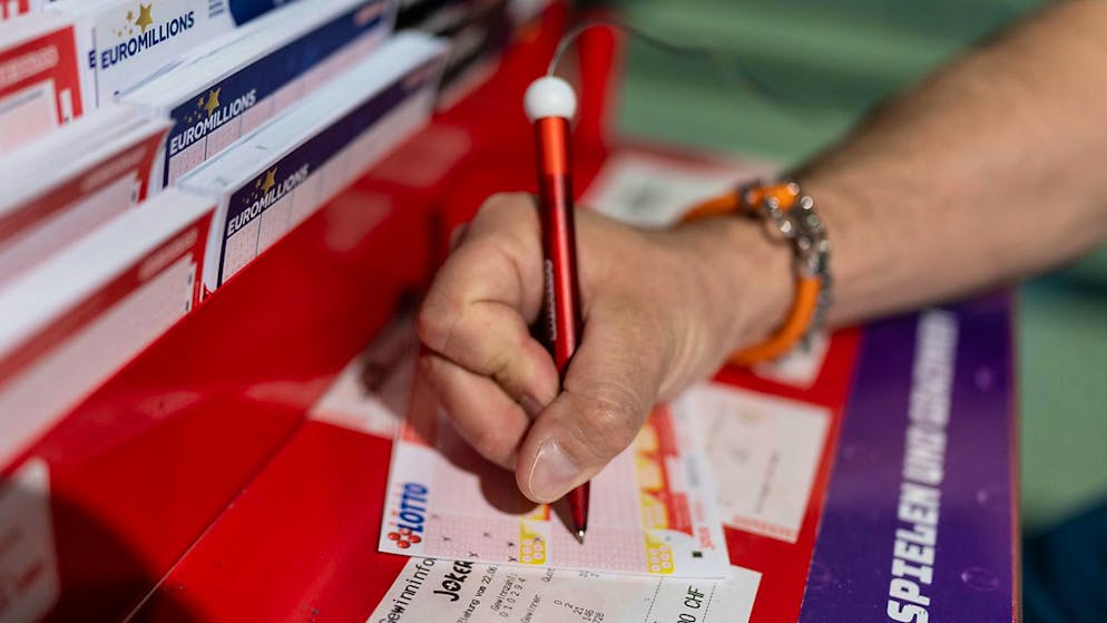 Eine Person hat mit sechs Richtigen eine Million Franken gewonnen. (Archivbild)