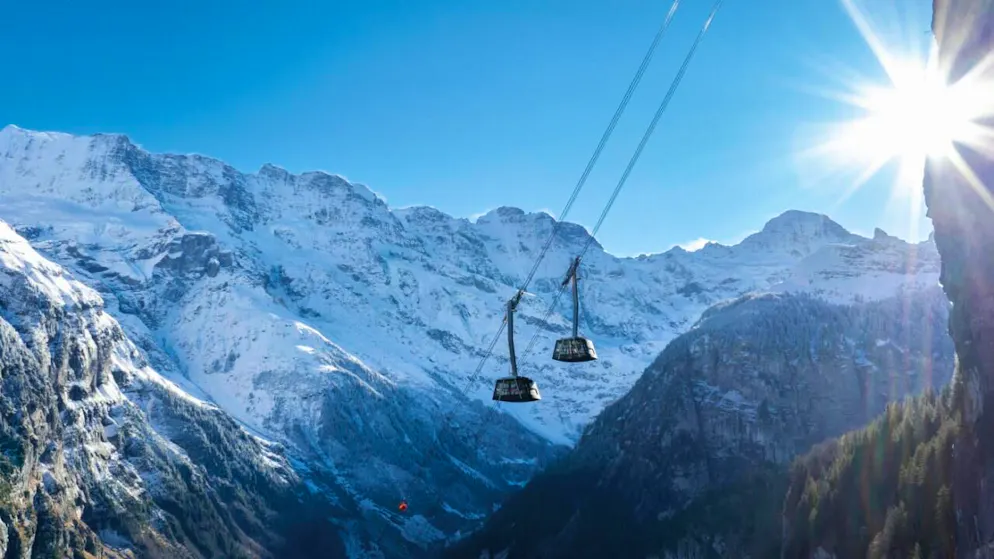 Weltrekord im Berner Oberland. Steilste Seilbahn der Welt ist ab heute in Betrieb