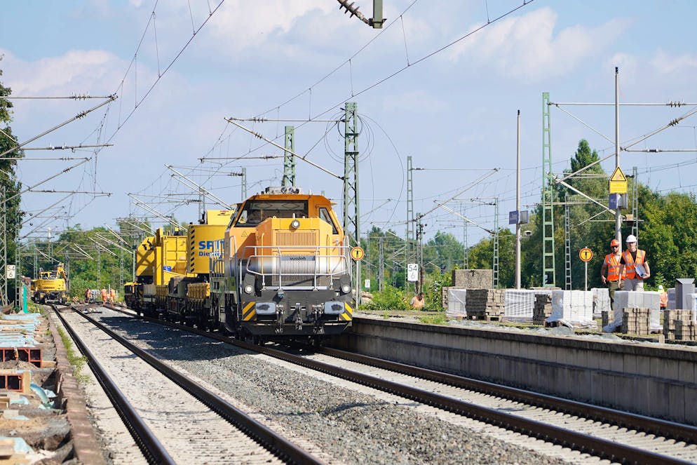 Wissing: Bahn nach erster Trassen-Sanierung zuverlässiger - Gallery. Fast alles wurde neu gebaut, wie hier am Bahnhof Gross-Gerau Dornberg.