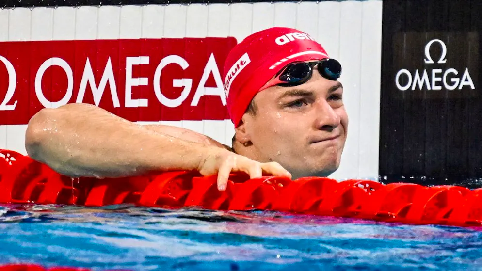 Louis Droupy a été éliminé dès les séries du 50 m brasse à Budapest.