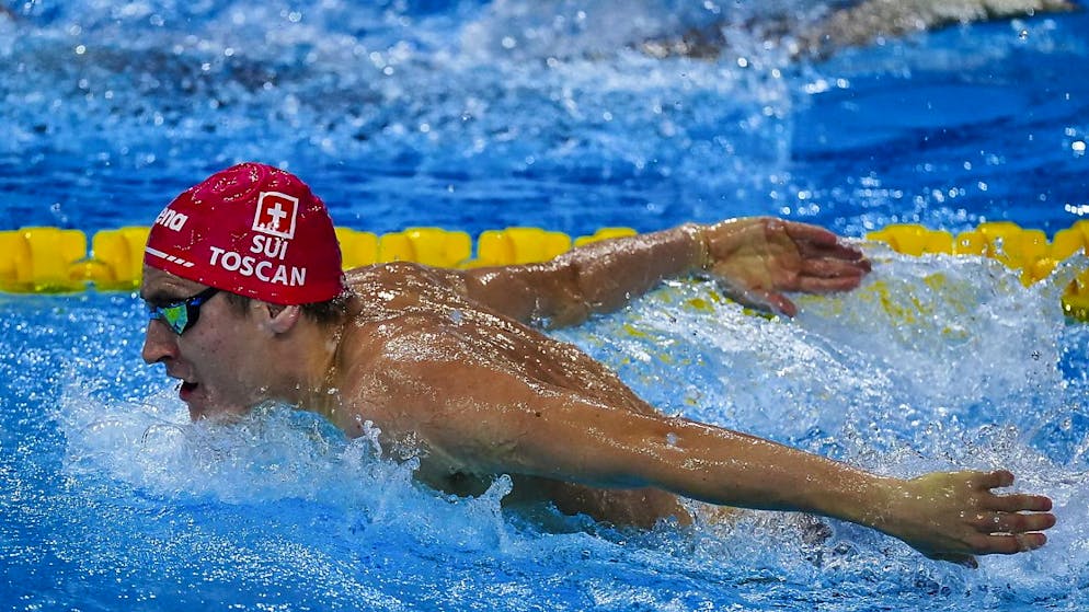 Marius Toscan bei seinem WM-Einsatz über 400 m Lagen