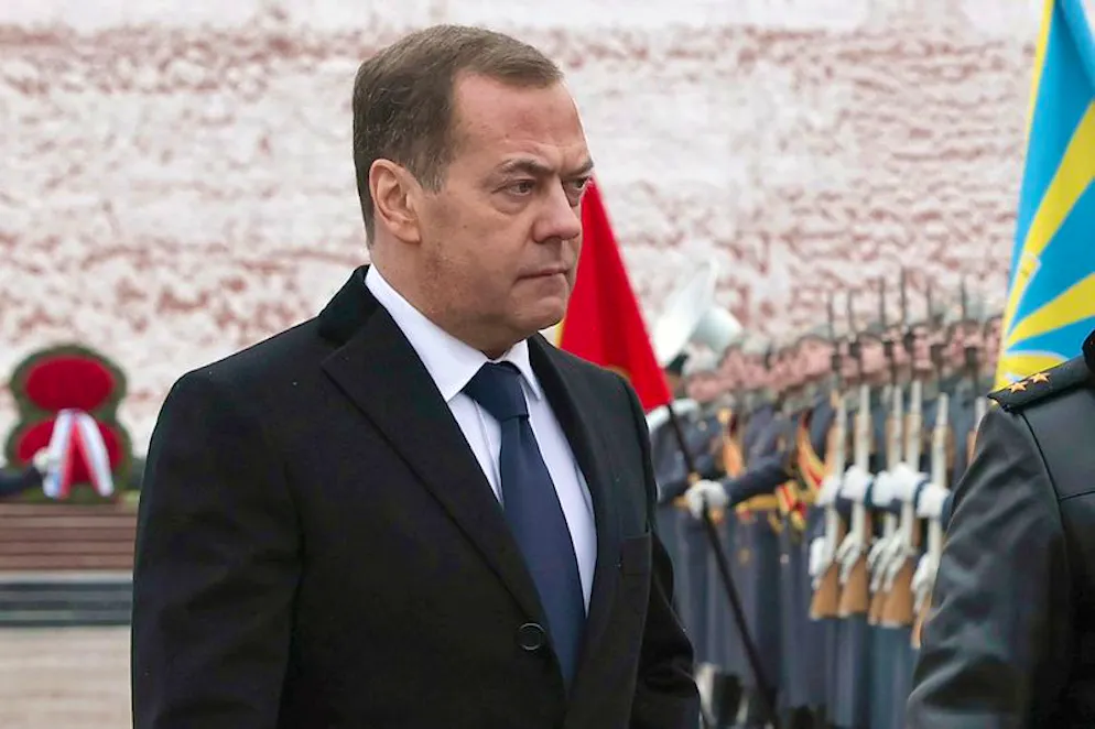 Dmitri Medwedew, stellvertretender Vorsitzender des Sicherheitsrates von Russland und Chef der Partei «Einiges Russland».