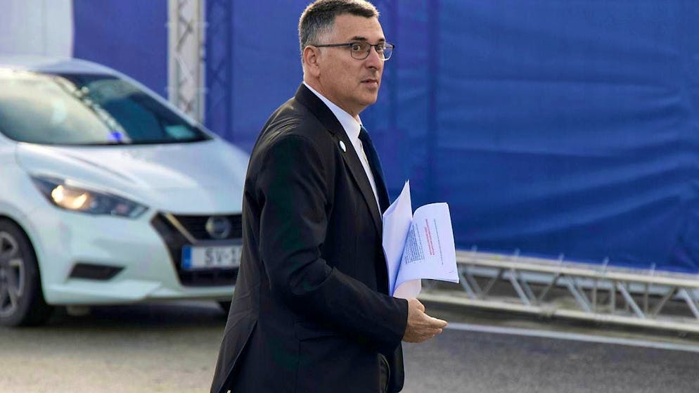 ARCHIVE - Israel's Foreign Minister Gideon Saar arrives to attend a plenary session of the 31st Ministerial Summit of the Organization for Security and Co-operation in Europe (OSCE). Photo: Miguela Xuereb/AP/dpa