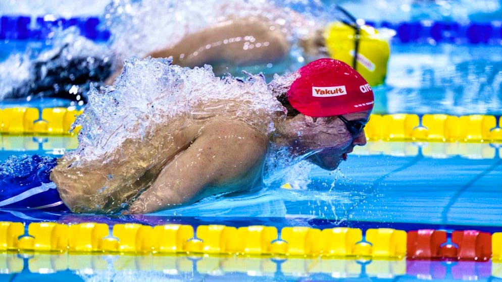 Three-time world champion Noé Ponti almost led the Swiss medley relay team to the final