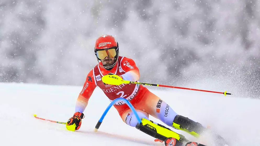 Loïc Meillard can also hope for a podium place in the slalom in Val d'Isère
