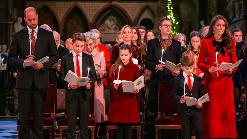 William, Kate and their three children have already celebrated their first Christmas: on Friday, December 6, the traditional Christmas concert "Together at Christmas" took place at Westminster Abbey in London.