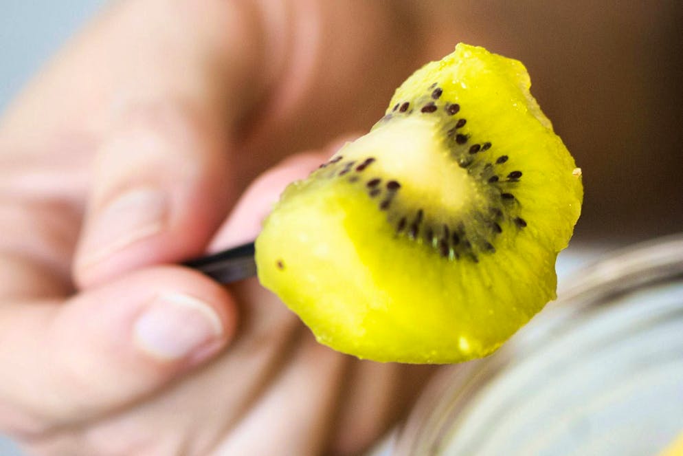 Kiwis are rich in potassium and therefore good for blood circulation.