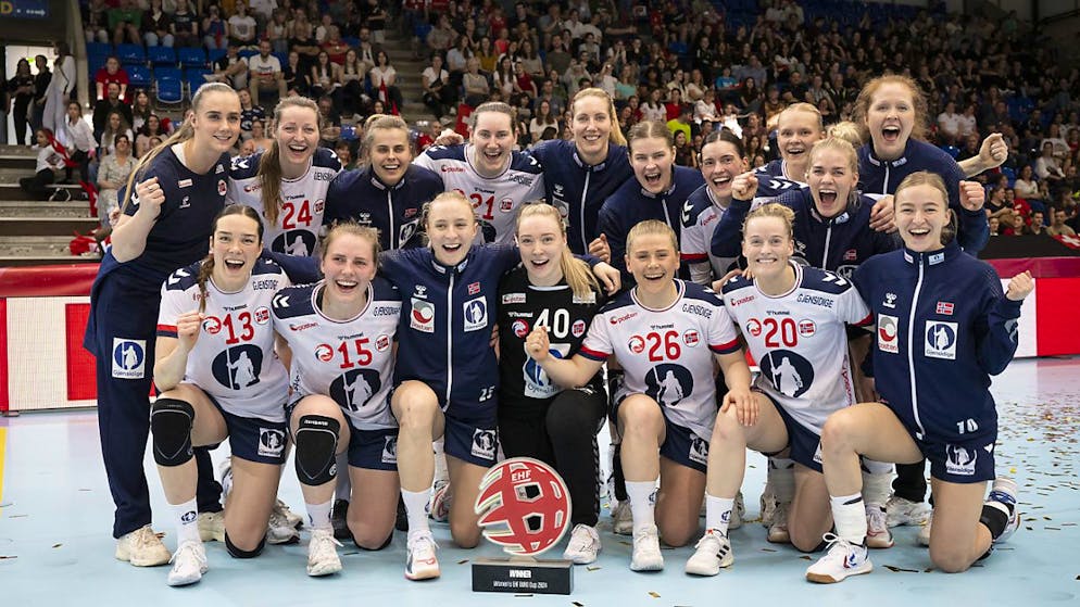 Riesenjubel bei den Norwegerinnen, die wieder die EM der Frauen gewannen
