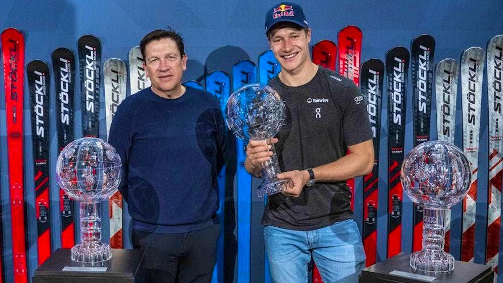 A successful duo for years: Marco Odermatt and manager Michael Schiendorfer (left).