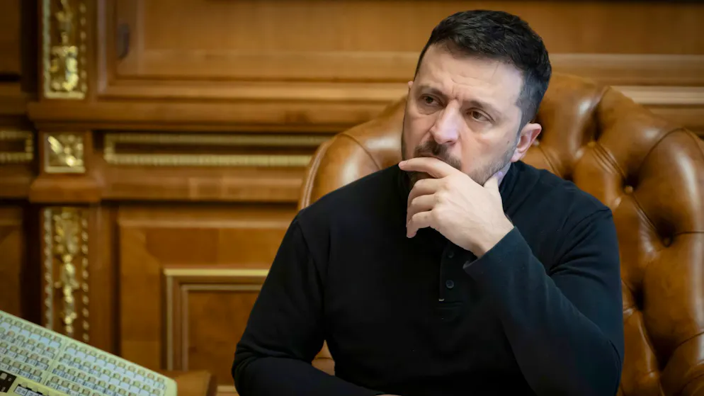 Der ukrainische Präsident Selenskyj fordert Sicherheitsgarantien von Nato-Ländern. (Archivbild)