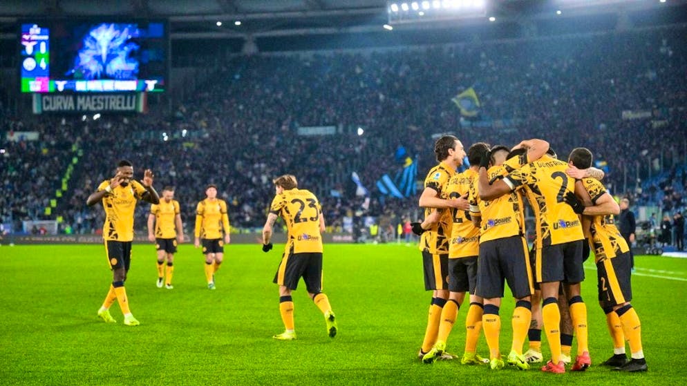 Extensive celebrations: Inter set off on a gala run against Lazio in Rome