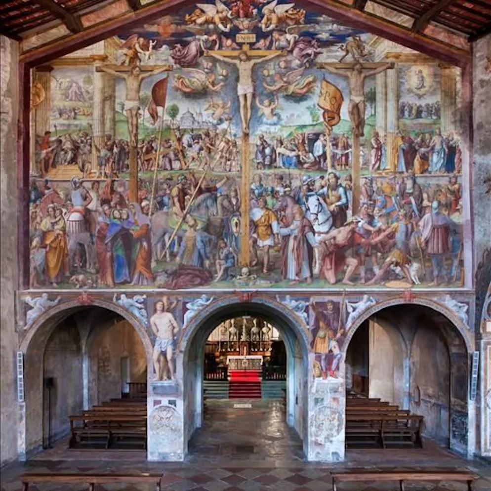 L'affresco di Bernardino Luini alla chiesa degli Angeli