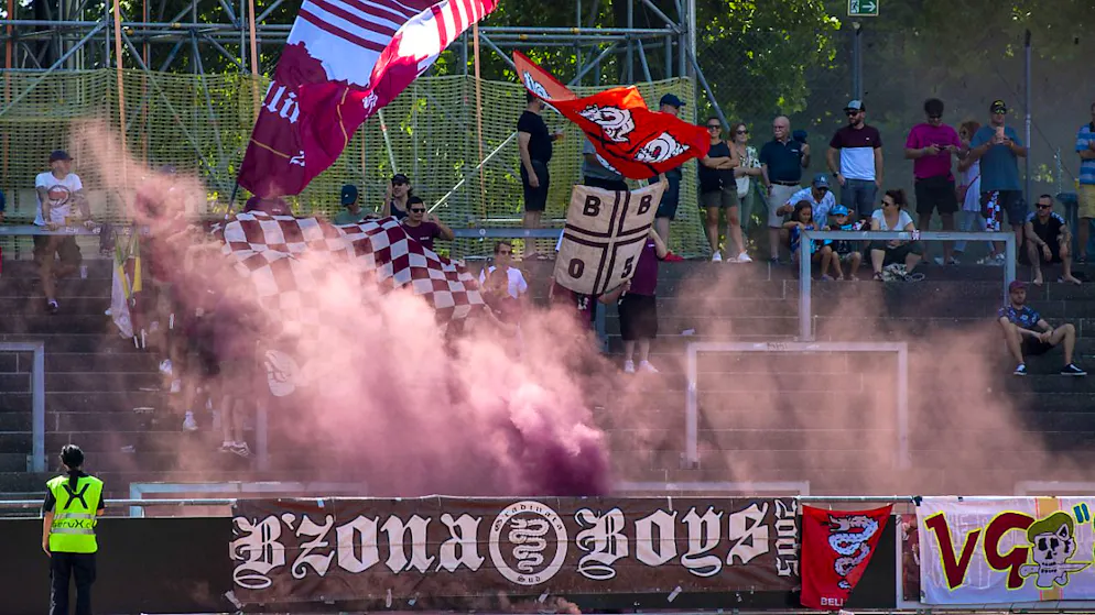 Dunkle Wolken: Die Fans der AC Bellinzona könnten sich mit einer schwierigen Situation konfontiert sehen