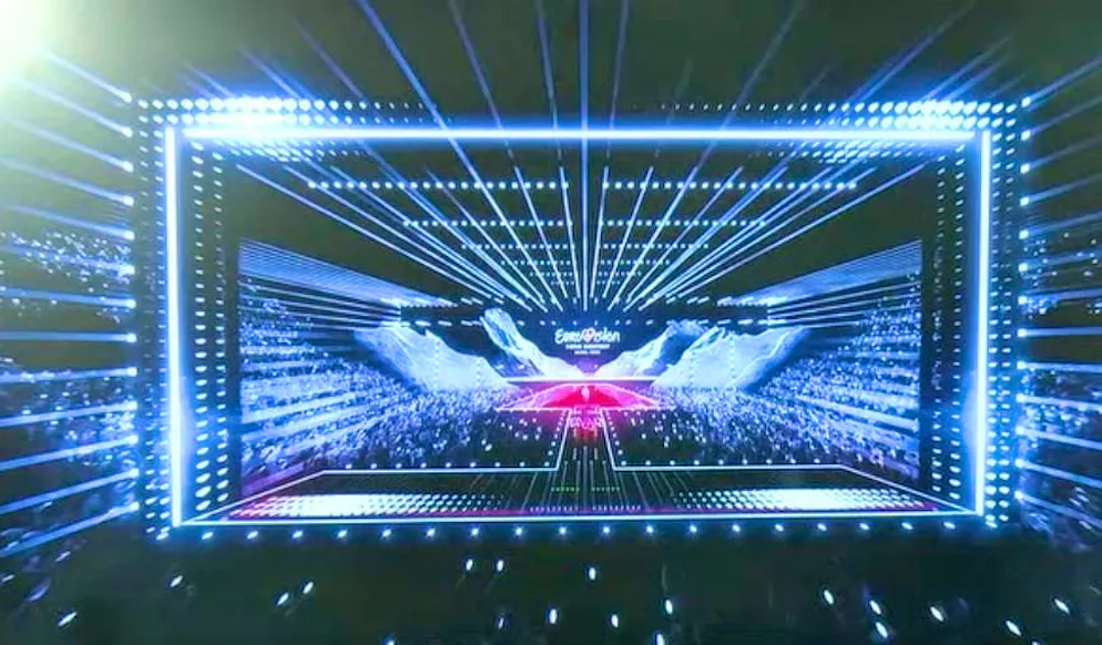 This is what the stage of the Eurovision Song Contest 2025 in Basel will look like.