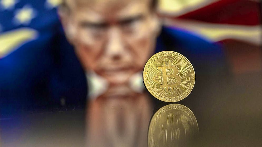 The new US President Donald Trump is seen as a supporter of cryptocurrencies. This continues to help the price of Bitcoin. (archive image)