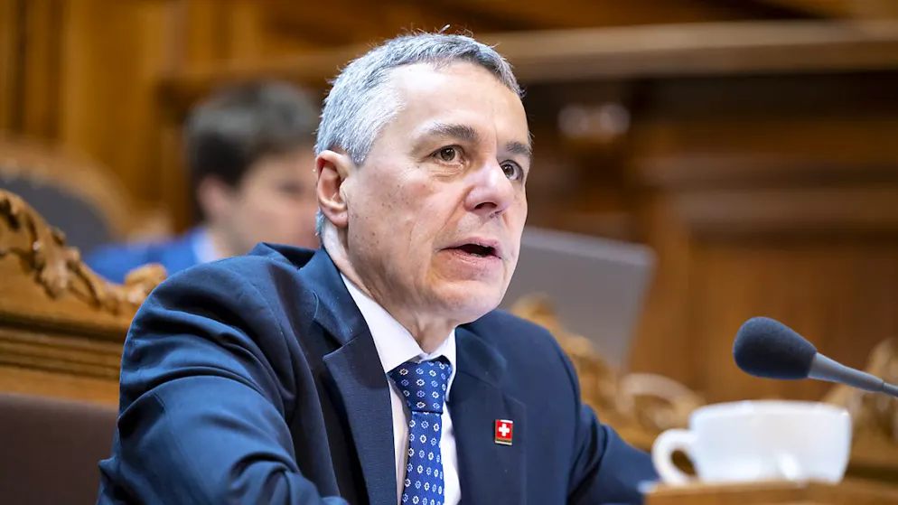 Auch Bundesrat Ignazio Cassis wehrte sich im Ständerat gegen die Kürzung bei der Ukraine-Hilfe. (Archivbild)