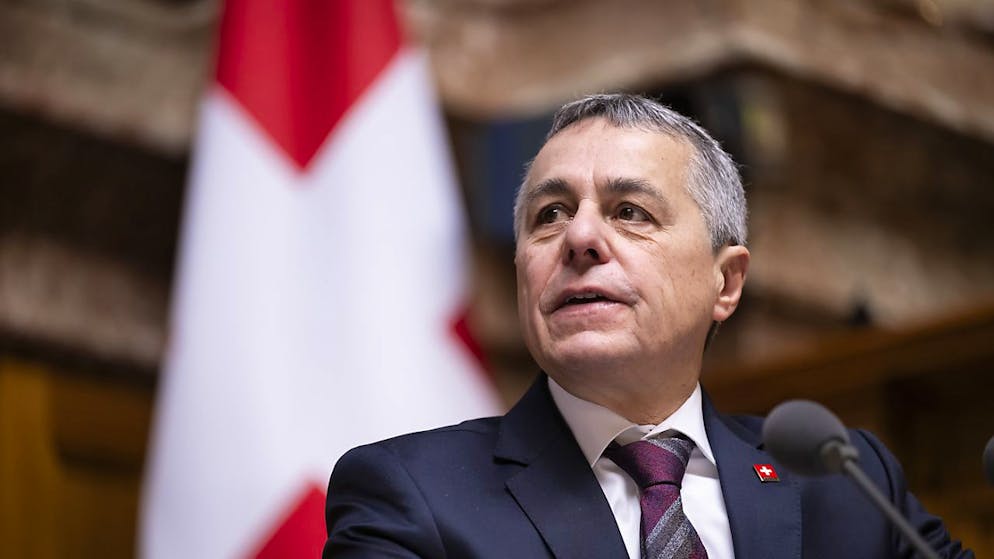 Le ministre des affaires étrangères Ignazio Cassis a défendu la stratégie de coopération internationale 2025-2028 dans les deux Chambres durant la session d'hiver (archives).