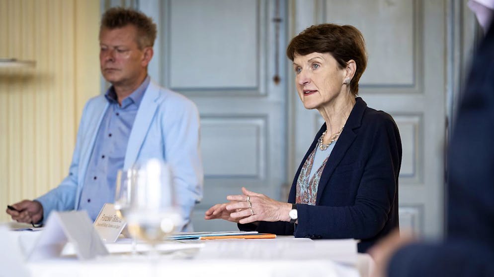 Bildungsdirektorin Franziska Teuscher und Sicherheitsdirektor Reto Nause: In ihren Direktionen kam es bei der Einführung der Software Citysoftnet zu Fehlern und Versäumnissen. (Archivbild)