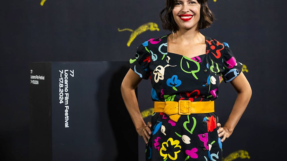 Klaudia Reynicke, réalisatrice helvético-péruvienne de "Reinas", au Festival du film de Locarno en août dernier.