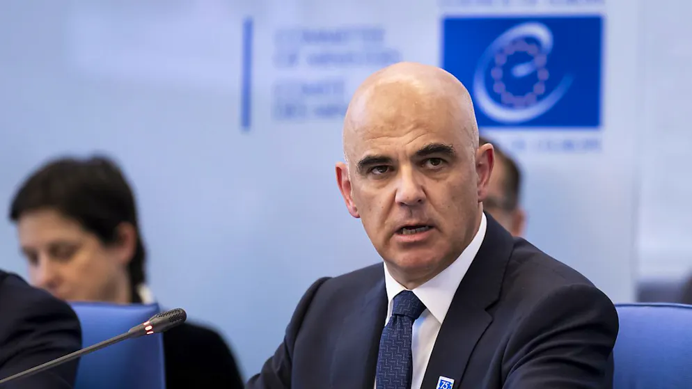 Alain Berset trat sein Amt als Generalsekretär des Europarats am 18. September 2024 an.