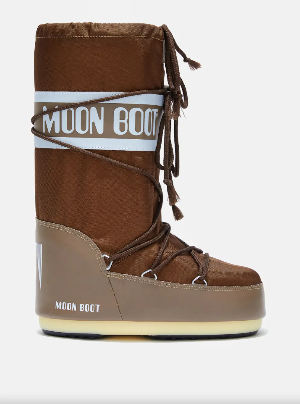 Trendschuh Moon Boots. «Shitake» heisst die Farbe dieses ikonischen Modells für 195 Franken. 