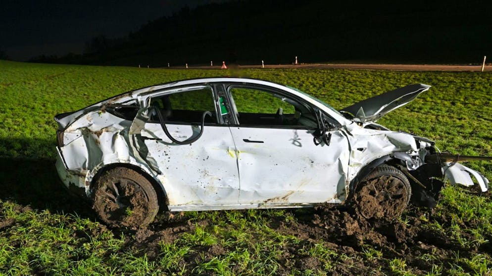 In Wolhusen hat sich am Montagabend ein Auto mehrmals überschlagen.