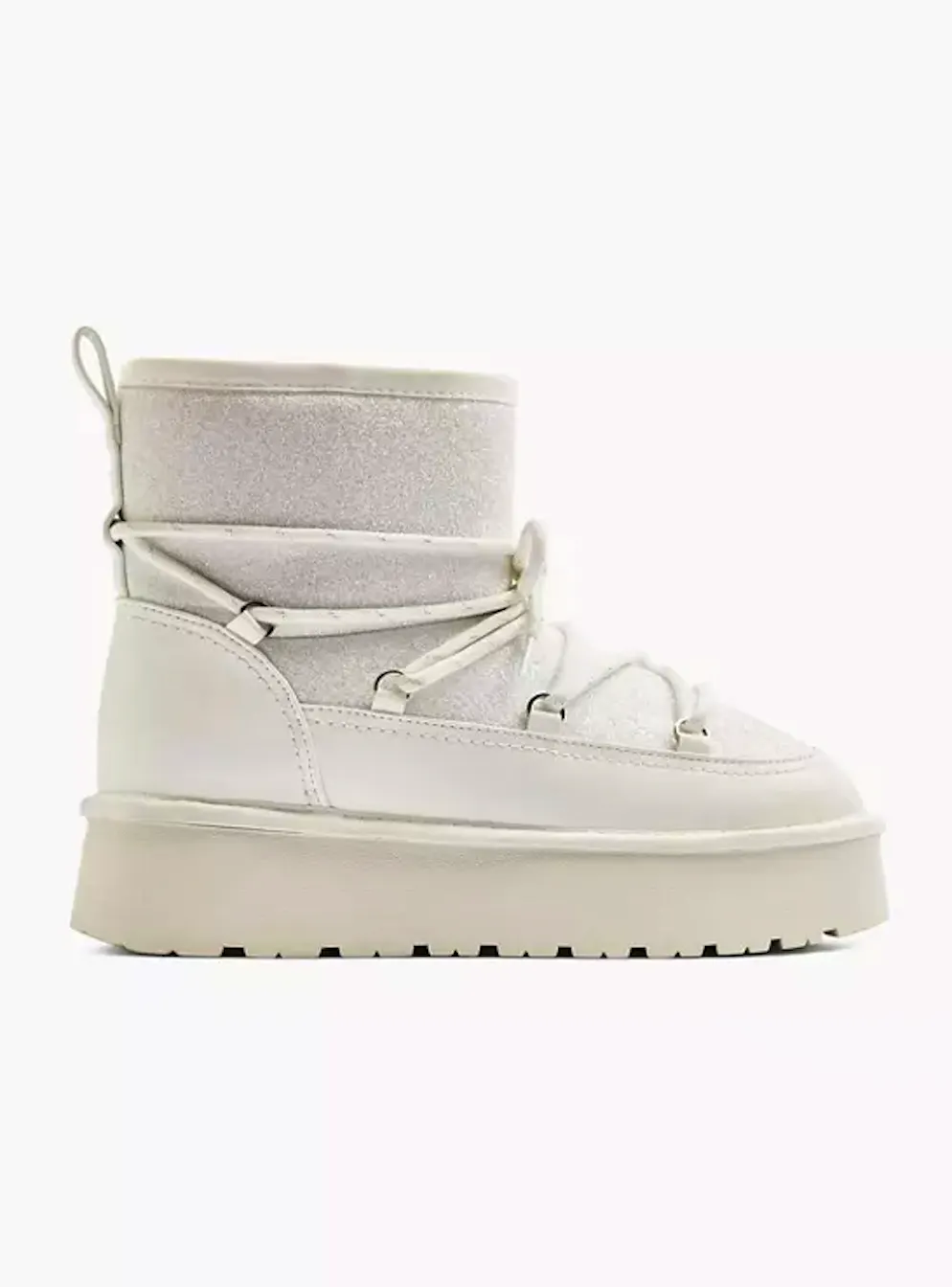 Trendschuh Moon Boots. Eine günstigere Variante, aber nicht das Original: Das Modell von Graceland für rund 60 Franken erinnert an die Form eines Moon Boots. 