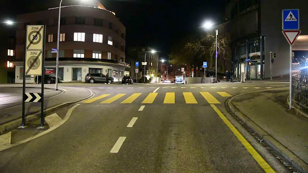 Auf der Kreuzung Oberalp-/Garten-/Gürtelstrasse ist es zu einem Verkehrsunfall gekommen.