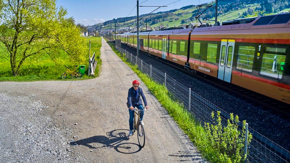 Der sogenannte Gleisweg hätte von Ebikon durch die Gemeinden Buchrain und Dierikon nach Root führen sollen.