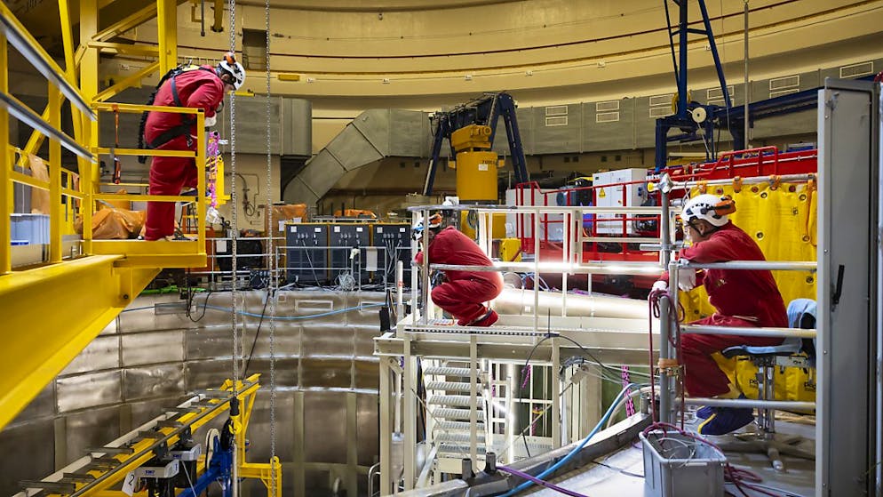 Der Rückbau des Kernkraftwerks Mühleberg geht gut voran - Gallery. Der Rückbau des Kernkraftwerks Mühleberg schreitet voran.