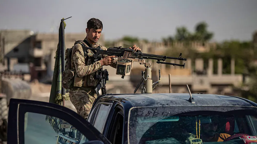 ARCHIV - In Nordsyrien herrscht eine angespannte Ruhe zwischen der Türkei und Kurdenmilizen. Foto: Baderkhan Ahmad/AP/dpa