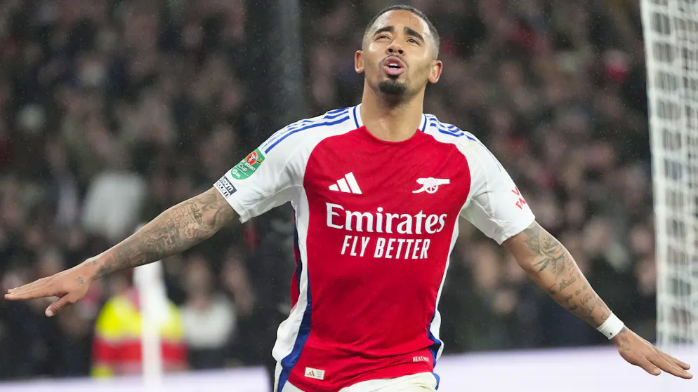 Coupe de la Ligue. Gabriel Jesus signe une prestation époustouflante avec Arsenal