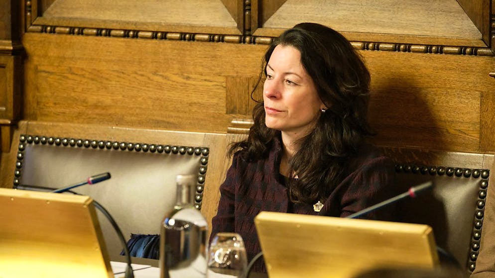 Finanzdirektorin Tanja Soland wehrte sich gegen den Vorwurf, ein uferloses Ausgabenwachstum in Kauf zu nehmen. (Archivbild)