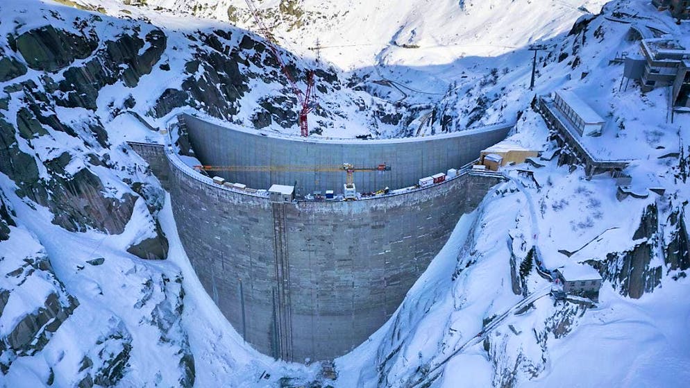 The Council of States does not want to allow complaints by associations against 16 hydropower projects - such as on the Grimsel. In doing so, it wants to speed up the conversion of energy production. (archive image)