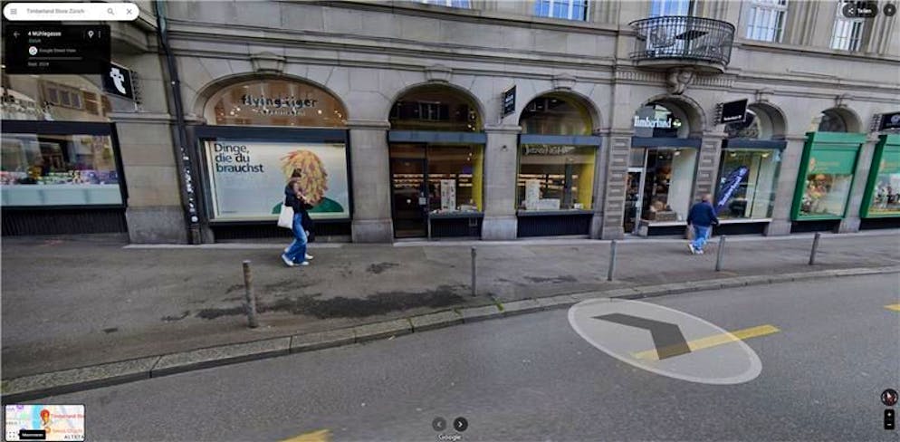 Vor diesem Geschäft in der Mühlegass kam es zum tödlichen Unfall.