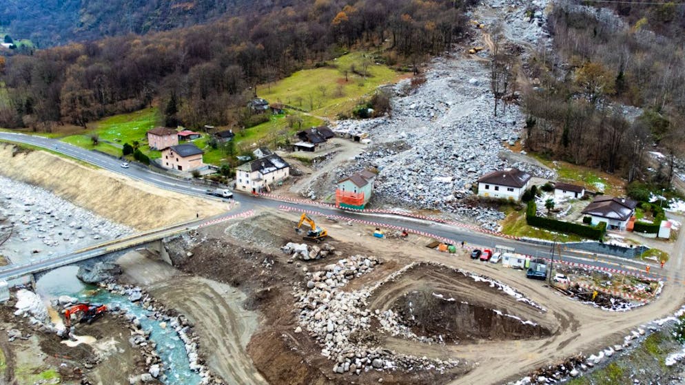 L'alluvione in Mesolcina a fine giugno 2024 ha causato danni milionari.