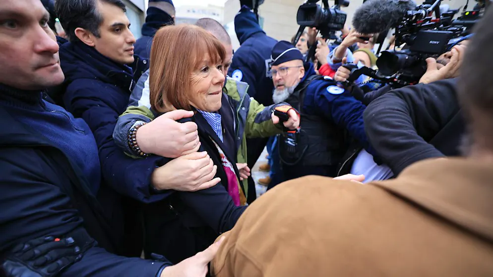 Gisèle Pelicot prima del verdetto.