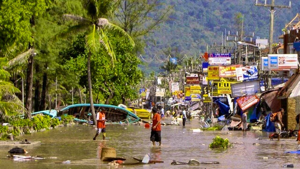 Tidal waves up to 30 meters high piled up in the Indian Ocean and overtook Thailand, among other places. (archive picture)