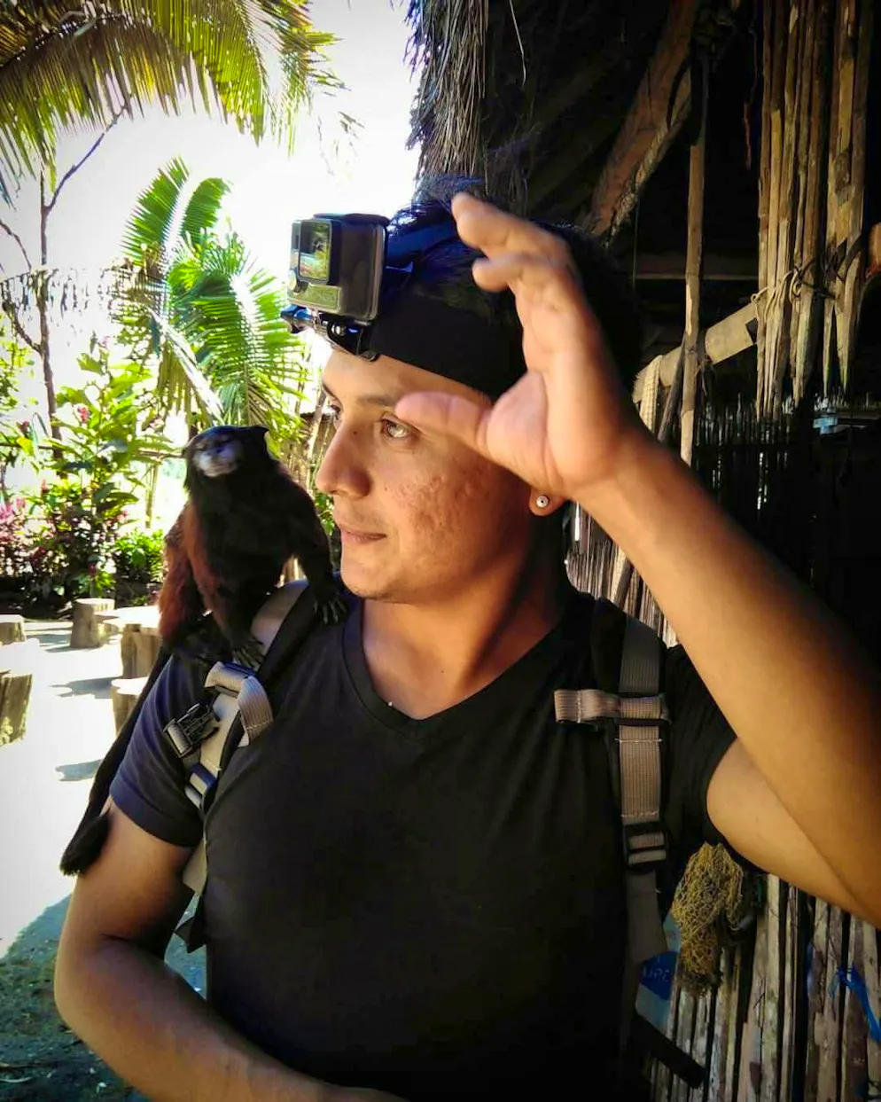 SRF emigrants Isabelle and Leo Alvarado. Leo was her tour guide at the time. Among other things, he took her tour group to a monkey sanctuary, where Isabelle was peed on by one of the animals.