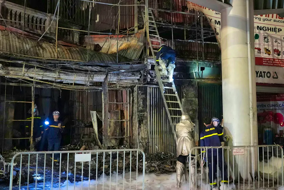 Eleven dead in fire at Vietnamese bar - Gallery. The suspected arsonist has been arrested