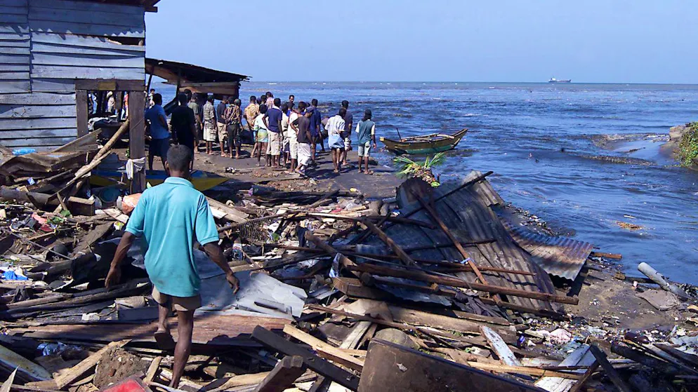 Il y a 20 ans. La Suisse a aussi été touchée par le tsunami en Asie