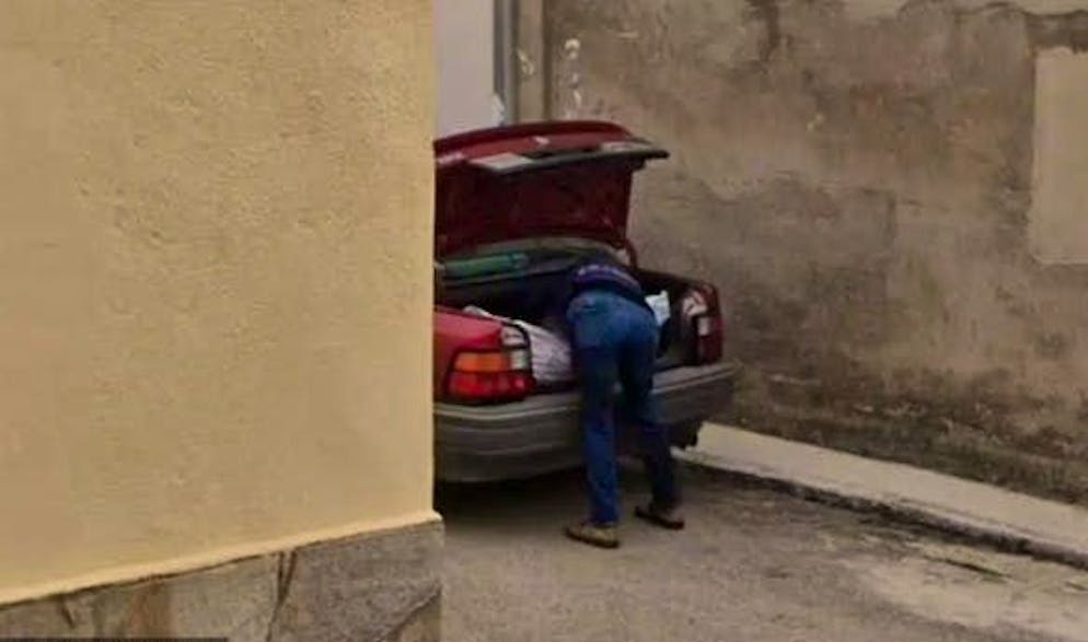 This Google Street View image led investigators to their goal. 