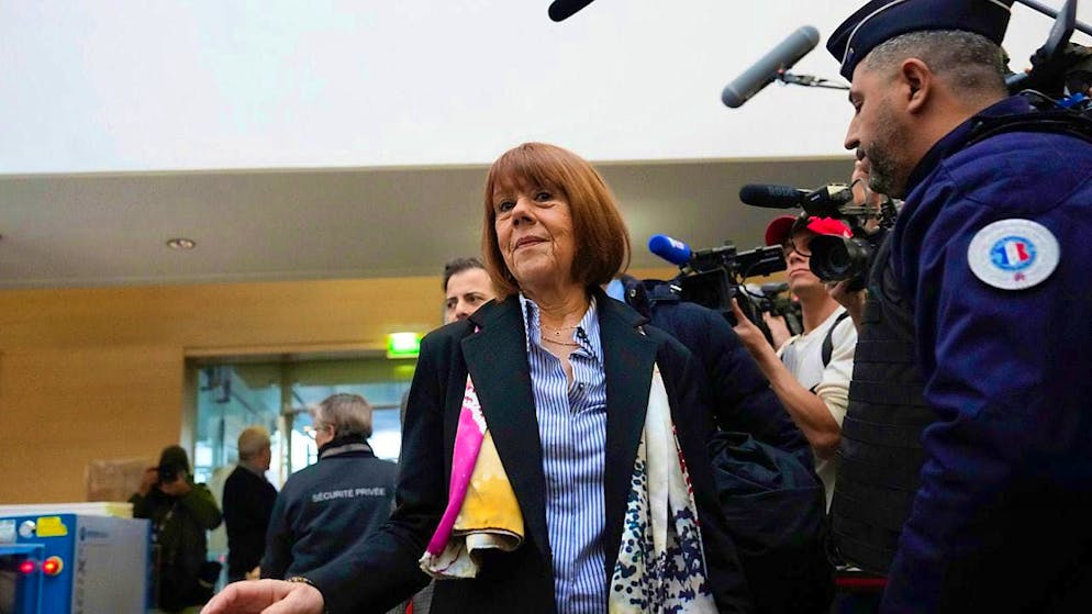 Gisele Pelicot arrives at the court in Avignon where the verdict is expected in the trial against her ex-husband and 50 other defendants accused of drugging her and orchestrating multiple rapes over nearly a decade. Photo: Lewis Joly/AP/dpa