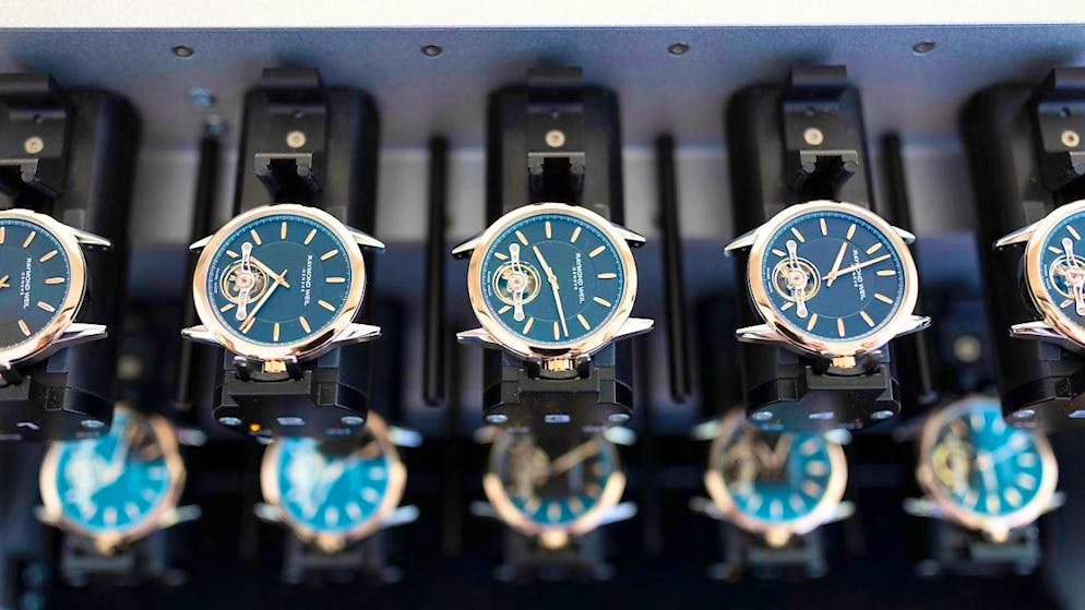 Swiss watch manufacturers exported fewer watches abroad in November compared to the same month last year. This continues the trend of recent months. (symbolic image)