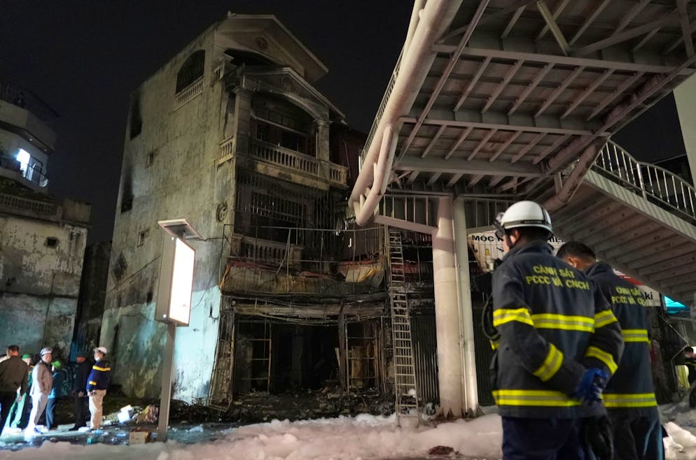 Elf Tote bei Brand in vietnamesischer Bar - Gallery. Die Flammen versperrten den Opfern den Weg nach draussen.